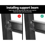 Tools > Tools Storage > Wall Storage Racks - Giantz 2x1.5M Garage Shelving Warehouse Rack Storage Racking Storage Steel - Garden Yard