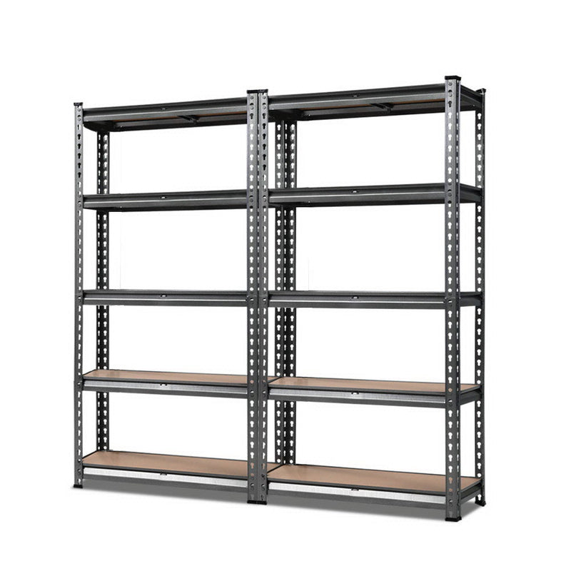 Tools > Tools Storage > Wall Storage Racks - Giantz 2x1.5M Steel Warehouse Racking Rack Shelving Storage Garage Shelves Shelf - Garden Yard