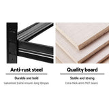 Tools > Tools Storage > Wall Storage Racks - Giantz 2x1.8M Garage Shelving Warehouse Rack Pallet Racking Storage Shelf Black - Garden Yard