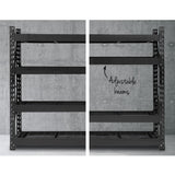 Tools > Tools Storage > Wall Storage Racks - Giantz 4Mx2M Garage Shelving Warehouse Rack Pallet Racking Storage Shelve Black - Garden Yard