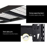Tools > Tools Storage > Wall Storage Racks - Giantz 4Mx2M Garage Shelving Warehouse Rack Pallet Racking Storage Shelve Black - Garden Yard