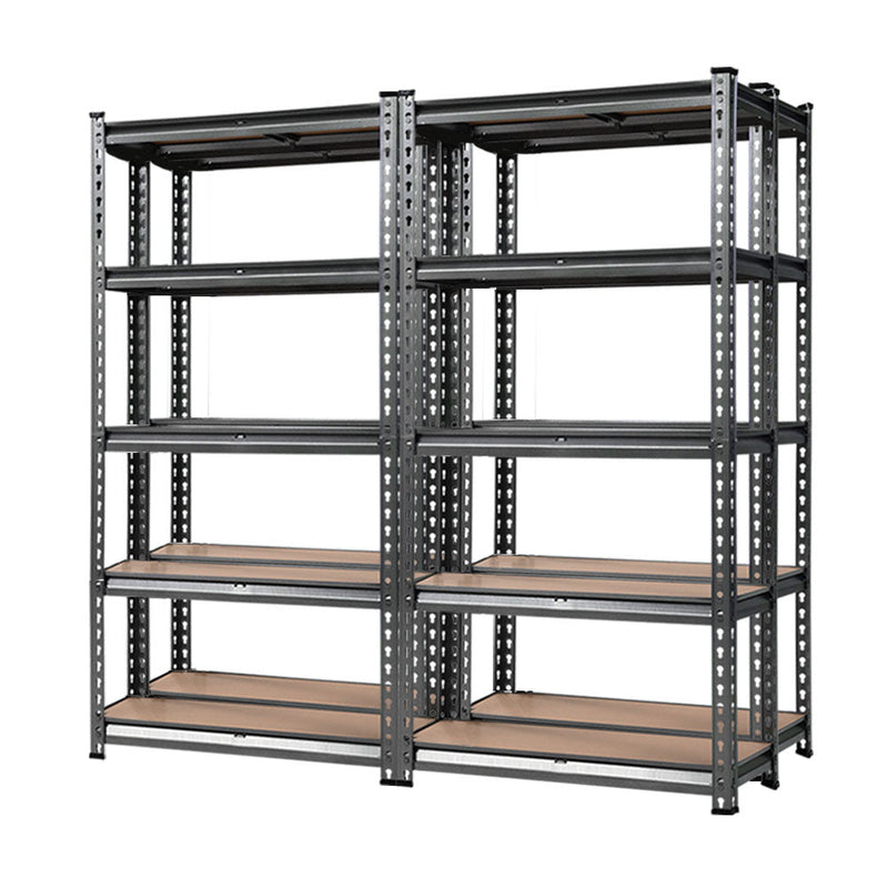 Tools > Tools Storage > Wall Storage Racks - Giantz 4x1.5M Garage Shelving Warehouse Rack Pallet Racking Storage Charcoal - Garden Yard