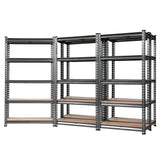 Tools > Tools Storage > Wall Storage Racks - Giantz 5x1.5M Garage Shelving Warehouse Rack Pallet Racking Storage Charcoal - Garden Yard