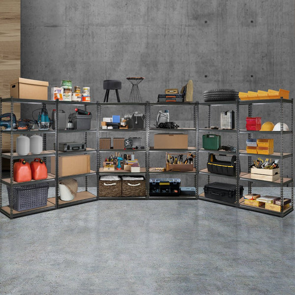 Tools > Tools Storage > Wall Storage Racks - Giantz 6X1.5M Garage Shelving Warehouse Rack Pallet Racking Storage Shelves - Garden Yard