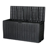 Gardeon Outdoor Storage Box 220L Lockable Garden Deck Toy Shed Tool Organiser