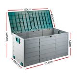 Gardeon 290L Outdoor Storage Box - Green