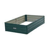 Wallaroo Garden Bed 150 x 90 x 30cm Galvanized Steel - Green