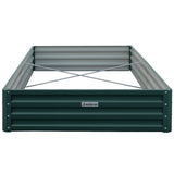 Wallaroo Garden Bed 240 x 120 x 30cm Galvanized Steel - Green