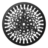 Furniture > Outdoor - Gardeon 3PC Outdoor Setting Cast Aluminium Bistro Table Chair Patio Black - Garden Yard