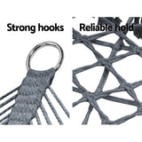 Furniture > Outdoor - Gardeon Camping Hammock Chair Patio 2 Person Swing Hammocks Double Portable Rope - Garden Yard