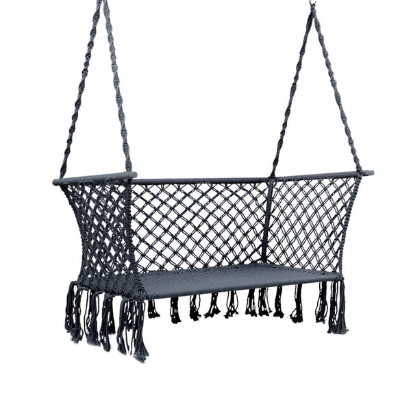 Furniture > Outdoor - Gardeon Camping Hammock Chair Patio 2 Person Swing Hammocks Double Portable Rope - Garden Yard