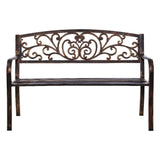 Furniture > Outdoor - Gardeon Cast Iron Garden Bench - Bronze - Garden Yard