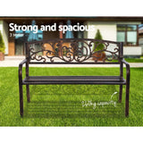 Furniture > Outdoor - Gardeon Cast Iron Garden Bench - Bronze - Garden Yard