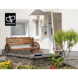 Furniture > Outdoor - Gardeon Garden Bench Wooden Wagon Chair 3 Seat Outdoor Furniture Backyard Lounge - Garden Yard