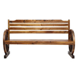 Furniture > Outdoor - Gardeon Garden Bench Wooden Wagon Chair 3 Seat Outdoor Furniture Backyard Lounge - Garden Yard