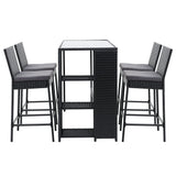 Furniture > Outdoor - Gardeon Outdoor Bar Set Table Stools Furniture Dining Chairs Wicker Patio Garden - Garden Yard
