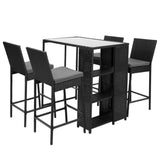 Furniture > Outdoor - Gardeon Outdoor Bar Set Table Stools Furniture Dining Chairs Wicker Patio Garden - Garden Yard