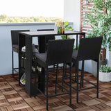 Furniture > Outdoor - Gardeon Outdoor Bar Set Table Stools Furniture Dining Chairs Wicker Patio Garden - Garden Yard