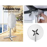 Furniture > Outdoor - Gardeon Outdoor Bar Table Indoor Furniture Adjustable Aluminium Round 70/110cm - Garden Yard