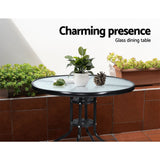 Furniture > Outdoor - Gardeon Outdoor Bistro Chairs Patio Furniture Dining Chair Wicker Garden Cushion Tea Coffee Cafe Bar Set - Garden Yard