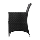 Furniture > Outdoor - Gardeon Outdoor Dining Chairs Patio Furniture Wicker Garden Cushion Idris 2PC - Garden Yard