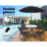 Furniture > Outdoor - Gardeon Outdoor Dining Table Bar Setting Steel Glass 70CM - Garden Yard