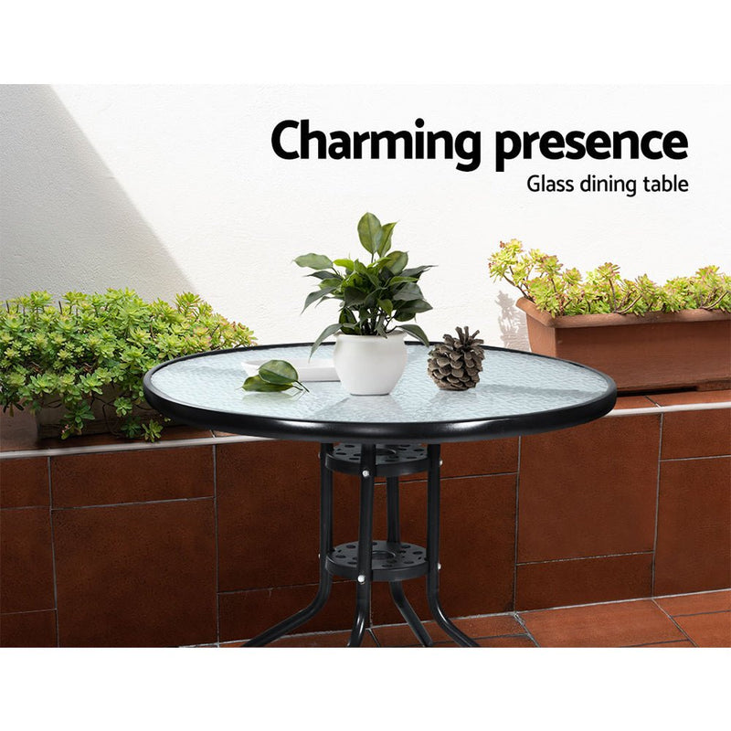 Furniture > Outdoor - Gardeon Outdoor Furniture Dining Chair Table Bistro Set Wicker Patio Setting Tea Coffee Cafe Bar Set - Garden Yard