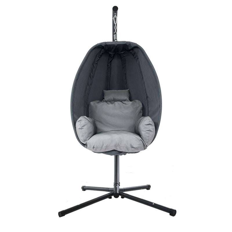 Furniture > Outdoor - Gardeon Outdoor Furniture Egg Hammock Hanging Swing Chair Pod Lounge Chairs - Garden Yard