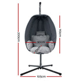 Furniture > Outdoor - Gardeon Outdoor Furniture Egg Hammock Hanging Swing Chair Pod Lounge Chairs - Garden Yard