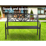 Furniture > Outdoor - Gardeon Outdoor Garden Bench - Black - Garden Yard