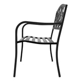Furniture > Outdoor - Gardeon Outdoor Garden Bench - Black - Garden Yard