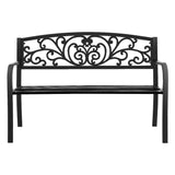 Furniture > Outdoor - Gardeon Outdoor Garden Bench - Black - Garden Yard