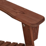 Furniture > Outdoor - Gardeon Outdoor Sun Lounge Beach Chairs Table Setting Wooden Adirondack Patio Chair Brown - Garden Yard