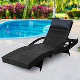 Furniture > Outdoor - Gardeon Outdoor Sun Lounge Furniture Day Bed Wicker Pillow Sofa Set - Garden Yard