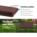 Furniture > Outdoor - Gardeon Outdoor Swing Chair Hammock 3 Seater Garden Canopy Bench Seat Backyard - Garden Yard