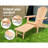 Furniture > Outdoor - Gardeon Set of 2 Outdoor Sun Lounge Chairs Patio Furniture Beach Chair Lounger - Garden Yard