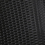 Furniture > Outdoor - Gardeon Set of 2 Recliner Chairs Sun lounge Outdoor Furniture Setting Patio Wicker Sofa Black - Garden Yard