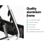 Furniture > Outdoor - Gardeon Set of 2 Sun Lounge Outdoor Furniture Wicker Lounger Rattan Day Bed Garden Patio Black - Garden Yard