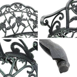 Furniture > Outdoor - Gardeon Victorian Garden Bench - Green - Garden Yard