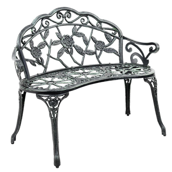 Furniture > Outdoor - Gardeon Victorian Garden Bench - Green - Garden Yard