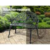 Furniture > Outdoor - Gardeon Victorian Garden Bench - Green - Garden Yard
