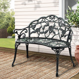 Furniture > Outdoor - Gardeon Victorian Garden Bench - Green - Garden Yard