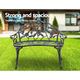 Furniture > Outdoor - Gardeon Victorian Garden Bench - Green - Garden Yard
