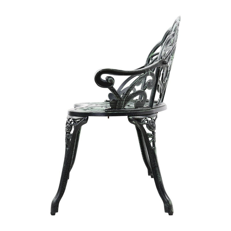 Furniture > Outdoor - Gardeon Victorian Garden Bench - Green - Garden Yard