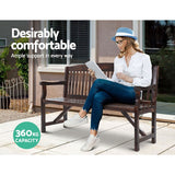 Furniture > Outdoor - Gardeon Wooden Garden Bench Chair Natural Outdoor Furniture Décor Patio Deck 3 Seater - Garden Yard