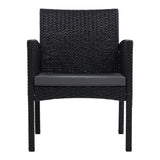 Furniture > Outdoor - Set of 2 Outdoor Bistro Chairs Patio Furniture Dining Chair Wicker Garden Cushion Gardeon - Garden Yard