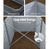 0.8mm thick SGCC steel garden bed panel with epoxy powder coating