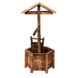 Home & Garden > DIY - Gardeon Wooden Wishing Well - Garden Yard