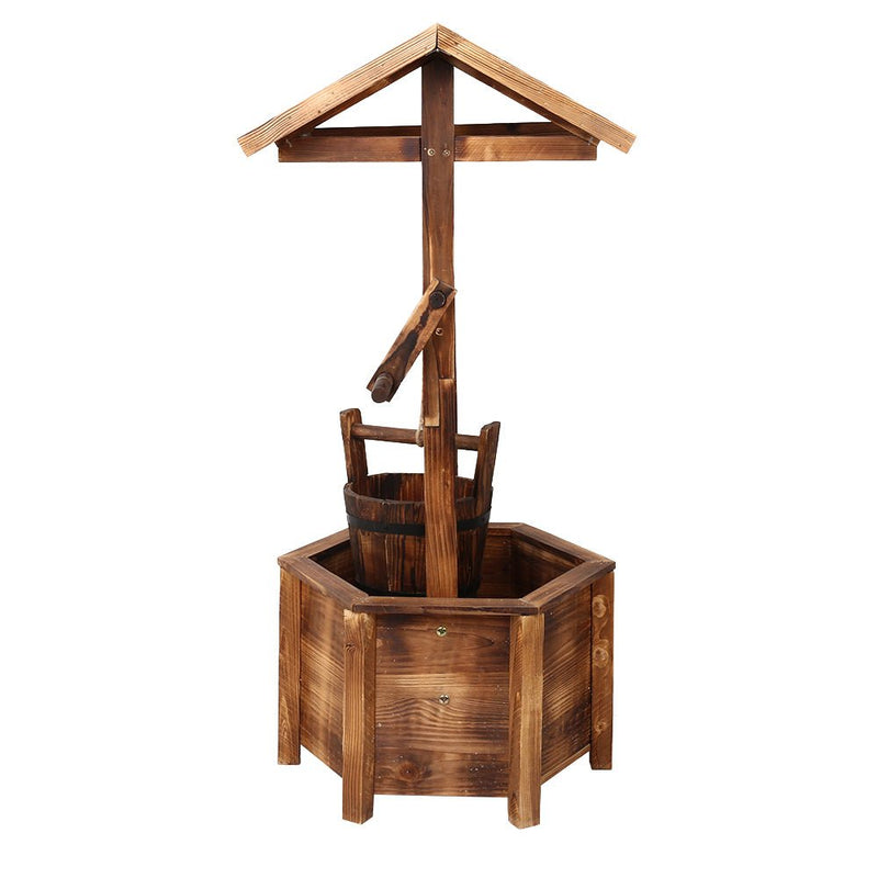 Home & Garden > DIY - Gardeon Wooden Wishing Well - Garden Yard