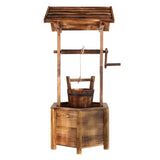 Home & Garden > DIY - Gardeon Wooden Wishing Well - Garden Yard